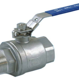 VALVULA DE ESFERA INOX 2 PIEZAS H-H PASO TOTAL
