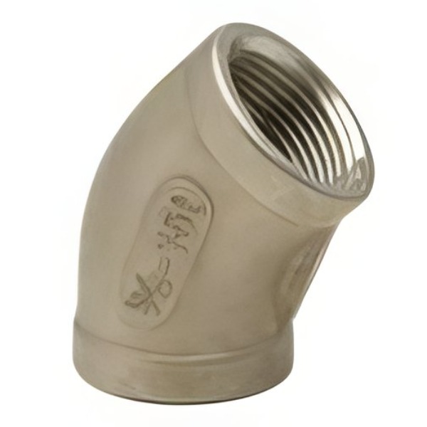 CODO HEMBRA-HEMBRA 45º INOX