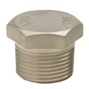 TAPON HEXAGONAL MACHO CONICO INOX