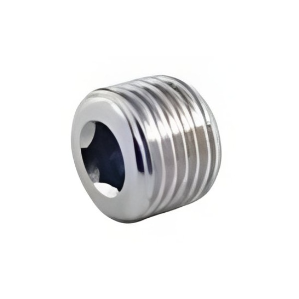 TAPON MACHO CONICO HEXAGONO INTERIOR INOX