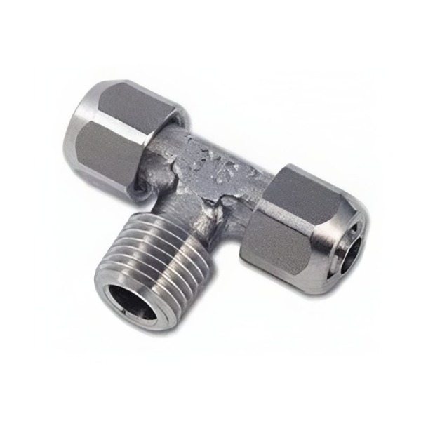 TE CENTRAL MACHO CONICA INOX
