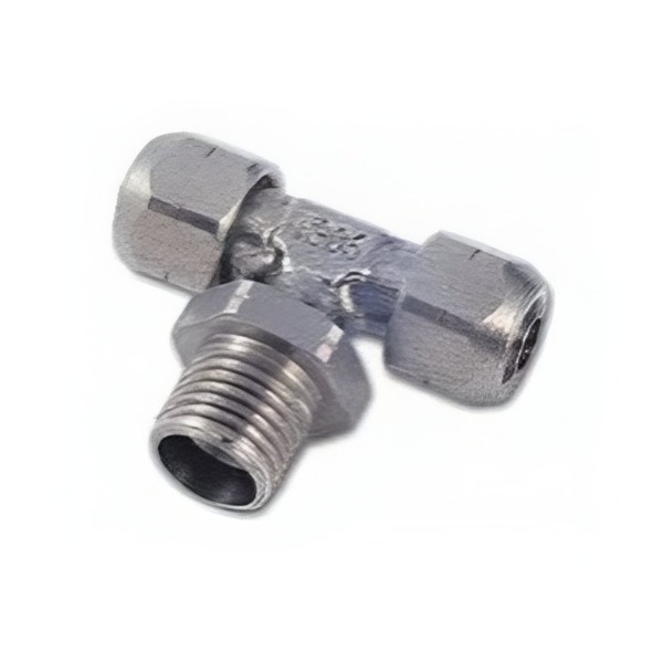 TE CENTRAL MACHO GIRATORIA CILINDRICA INOX