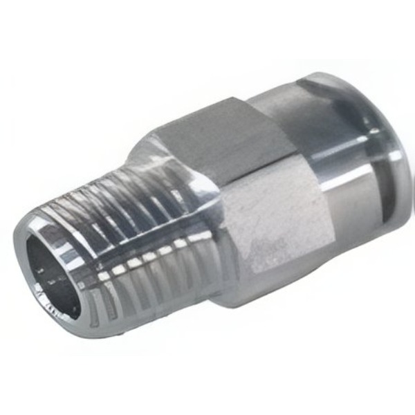 RECTO MACHO CONICO AISI 316